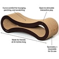 thumbnail image 3 of PetFusion Cat Scratcher Lounge - Deluxe (Walnut Brown), 3 of 9
