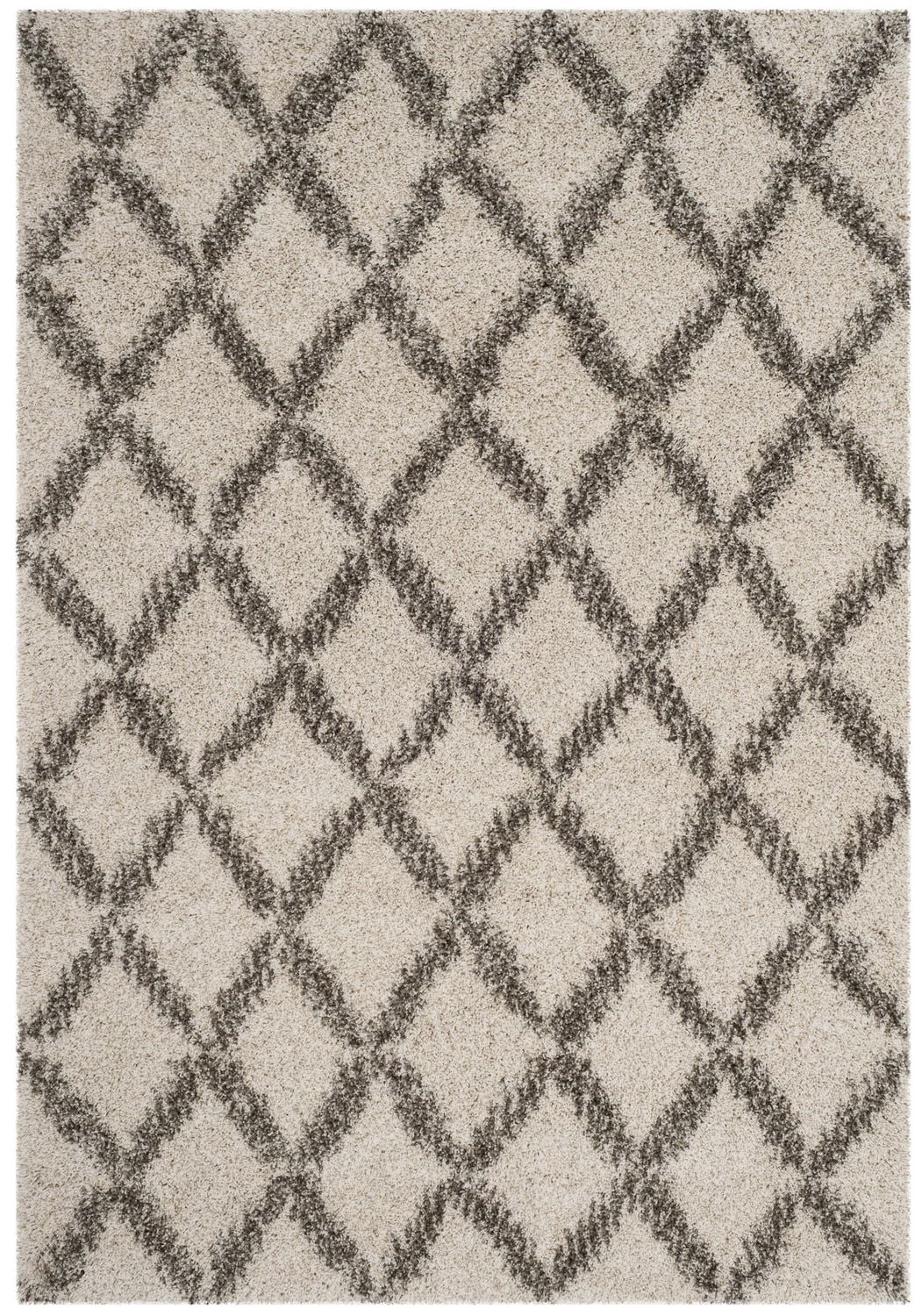 Safavieh Hudson Franklin Tapis Géométrique Diamants Shag