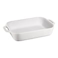 thumbnail image 2 of STAUB Ceramique Rectangular Baking Dish Set White 2 Piece, 2 of 7