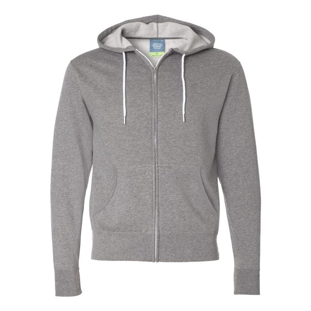 Independent Trading Co. Sweat à Capuche Léger Unisexe à Fermeture Éclair Complète, S