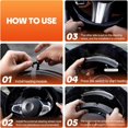 thumbnail image 4 of 15 Inch Heated Steering Wheel Cover Wireless, Wireless Heated Steering Wheel Cover, Wheels Covers with Fast  Heating & Anti-Slip Protection, 5 Seconds Fast Heating, for Winter Driving (Type D), 4 of 9