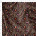 thumbnail image 4 of Soimoi Brown Poly Georgette Fabric Wild Animal Skin Decor Fabric Printed BTY 52 Inch Wide, 4 of 6