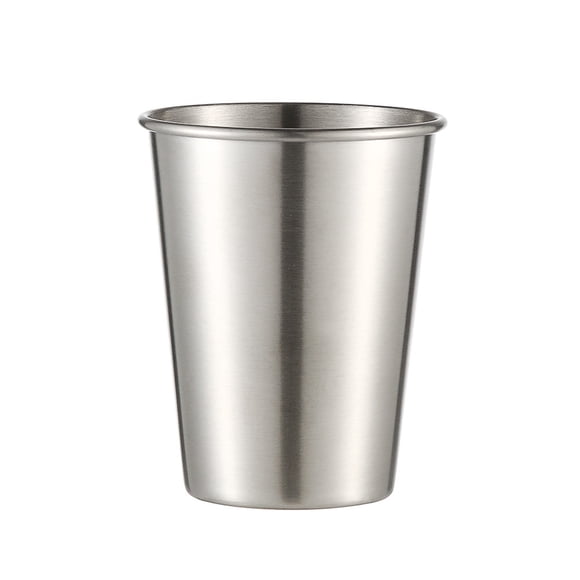 Agiferg 3pcs Stainless Steel Cup Drinking Juice Beer Glass Portion Cups home Travel Tool