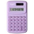 thumbnail image 1 of Purple Mini Portable Scientific Calculator For Student Accounting School Tool Plastic Material Purple #Y3w62, 1 of 8