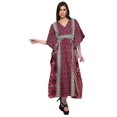 thumbnail image 3 of Moomaya Caftan pour Femmes Grande Taille Tenue d'Été Sortie de Plage Kimono Robe Caftan, 3 of 6