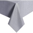 thumbnail image 1 of ORUYROP PVC Tablecloth, 60 x 102 inch, Gray, Rectangle, 100% Waterproof, Oil-Proof, Table Cover, 1 of 7