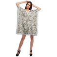 thumbnail image 2 of Moomaya Robe Courte de Caftan de Plage, Robe de Couverture Imprimée, Kaftan pour Femmes, Tenue de Plage, Couverture, 2 of 4
