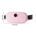 thumbnail image 2 of Back Heating Pad Portable Heating Pad Heating Pad for with 3 Heat Mode and 4 Vibration Massage Modes Portable Fast Heating Wrap Belt for Women Menstrual Heating Pad, 2 of 8