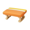 thumbnail image 3 of Lipstore Foot Rest Comfortable Creative Ottoman Stool for Couch Doorway Dressing Room Orange, 3 of 8