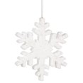 thumbnail image 1 of Vickerman 30" White Glitter Snowflake Christmas Ornament, 1 of 2