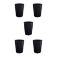 thumbnail image 1 of ZheElen PP Office And Home Waste Bin - 6L Capacity Easy Access Kitchen Large Capacity Kitchen Bedroom Black L 5Set, 1 of 6