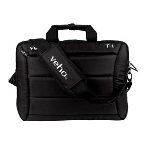 Veho T-1 Sac pour ordinateur portable avec sangle d'épaule pour 15,6-in Notebook / 10.1-in Comprimés - noir
