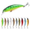 thumbnail image 5 of 20PCS Lot Lase Lure Internal Coloring Minnow Floating Fishing Lures Bass CrankBait 6cm, 5 of 5
