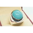 thumbnail image 1 of 925 Sterling Silver Neshapuri Feroza Handmade Ring Jewelry Gift Free Ship, 1 of 4