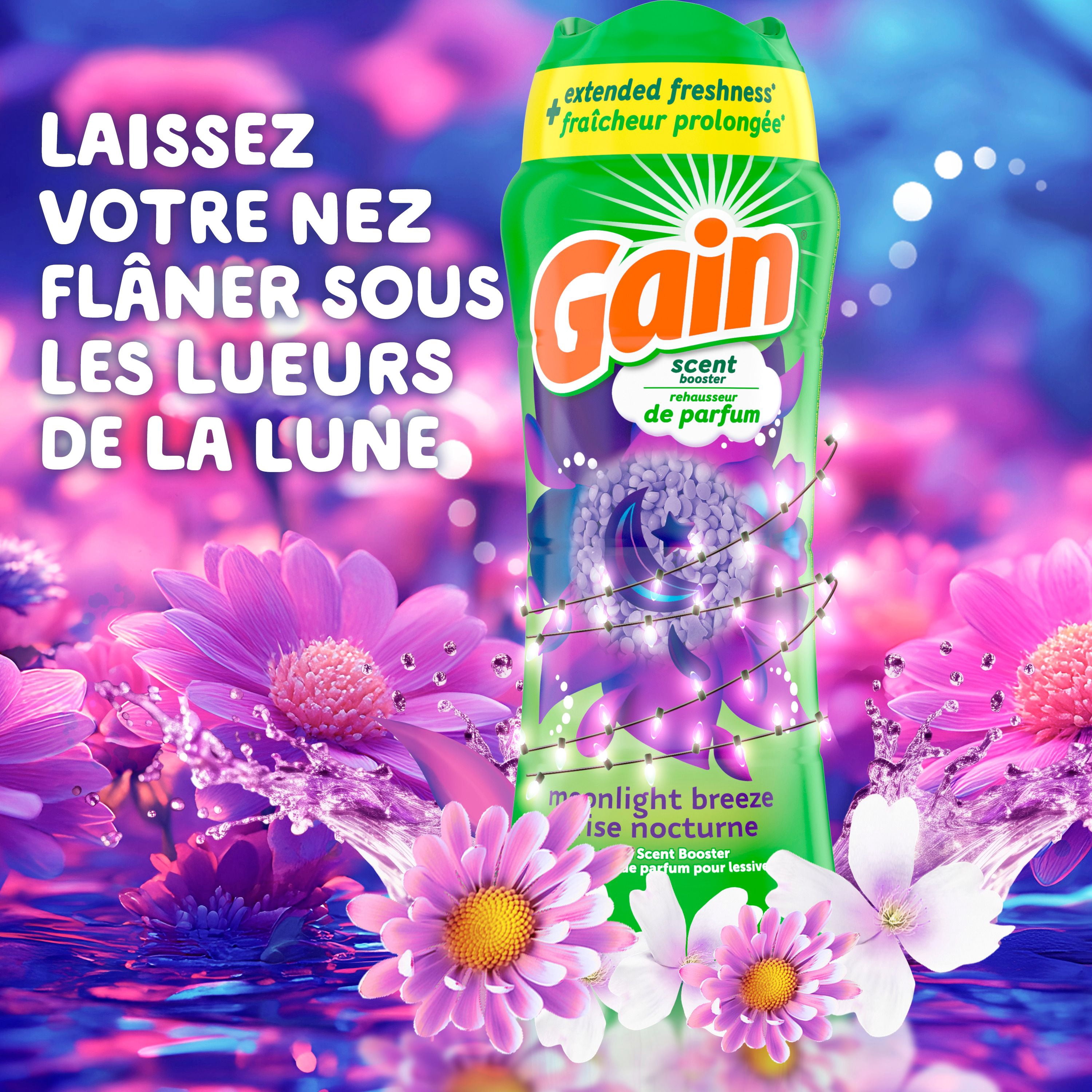 Gain Laundry Scent Booster, Moonlight Breeze Scent, 853 g
