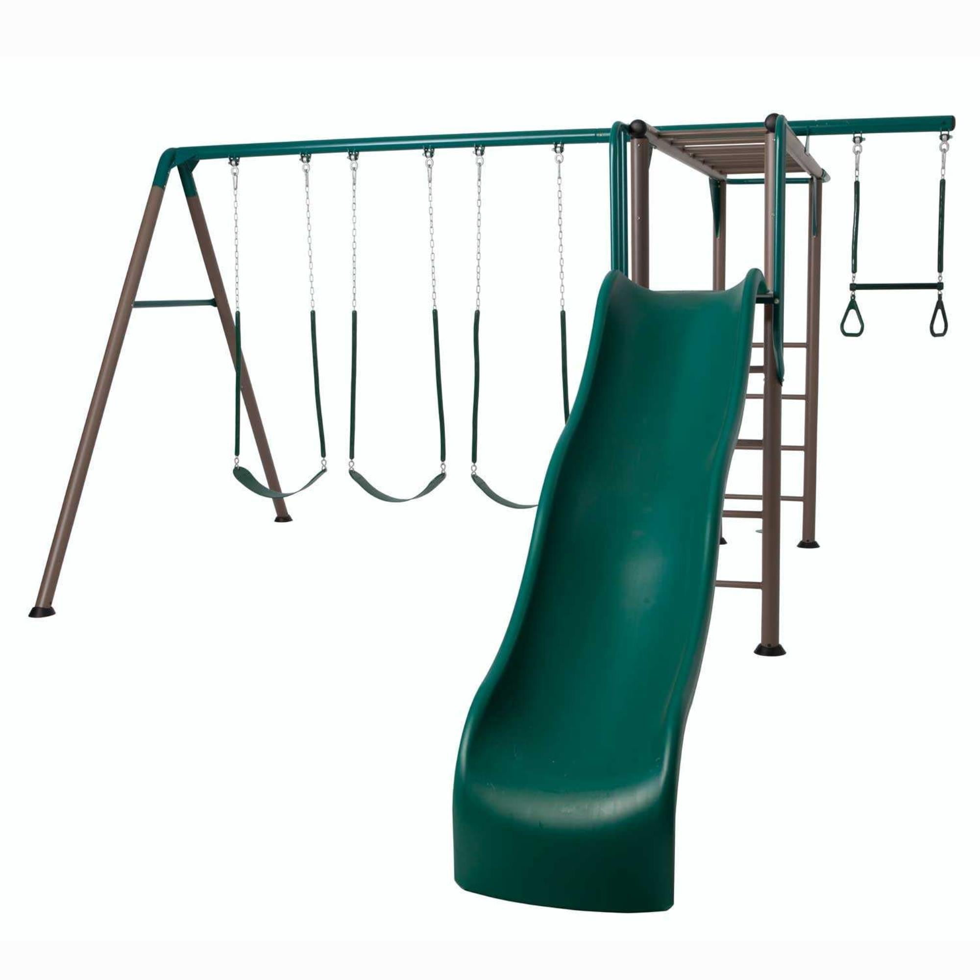 Lifetime Monkey Bar Adventure Swing Set (Earthtone)