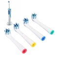 thumbnail image 1 of Têtes de Rechange pour Brosse à Dents Tête de Brosse à Dents Électrique Tête de Brosse de Rechange Ensemble de Têtes de Brosse à Dents Électrique 4 Pcs Têtes de Brosse à Dents Électriques Poils Souples Ensemble de Têtes de Brosse de Rechange, 1 of 8