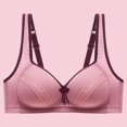 thumbnail image 4 of Cathalem Bralettes for Women Plus Size Full Coverage Lace Underwire Racerback Bra,Pink 38, 4 of 4