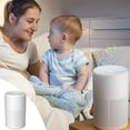 thumbnail image 1 of Air Purifier for Home | Auto Mode Silent 28dB | Efficient Filtration | Sleep Quiet Cleaner | Lock Function | 107sqft Coverage | White Plastic | Includes Filter & Aroma Tablet | 12x12x19cm, 1 of 8