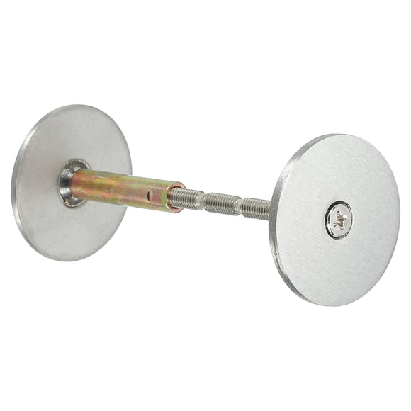 Unique Bargains Door Hole Cover Plate, 1 9/16' Deadbolt Cover Plate, Brushed Satin Nickel