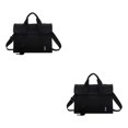 thumbnail image 4 of Decodeary Canvas Crossbody Bag Versatile Accessory For Women Gift Fashionable Accessory Handbags For Women black 2Set, 4 of 6