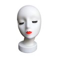 thumbnail image 2 of Yinanstore Hat Display Rack Female Head Mannequin Display Model Manikin for Headwear Jewelry Glasses Hats Making Styling B, 2 of 8
