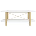 thumbnail image 3 of vidaXL Coffee Table White 110x48x40 cm Engineered Wood, 3 of 4