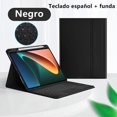 thumbnail image 1 of Keyboard Case for Xiaomi Mi Pad 5 6 Pro Keyboard Case Tablet Cover for MiPad 5 6 Redmi Pad Wireless Bluetooth Keyboard Case Spanish Black Mi Pad 5 11inch, 1 of 6