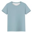 thumbnail image 4 of Timegard T-Shirts d'Été pour Femmes à Col Rond, Manches Courtes, Confortables, Basiques, Décontractés, Amples, Blouses, 4 of 5