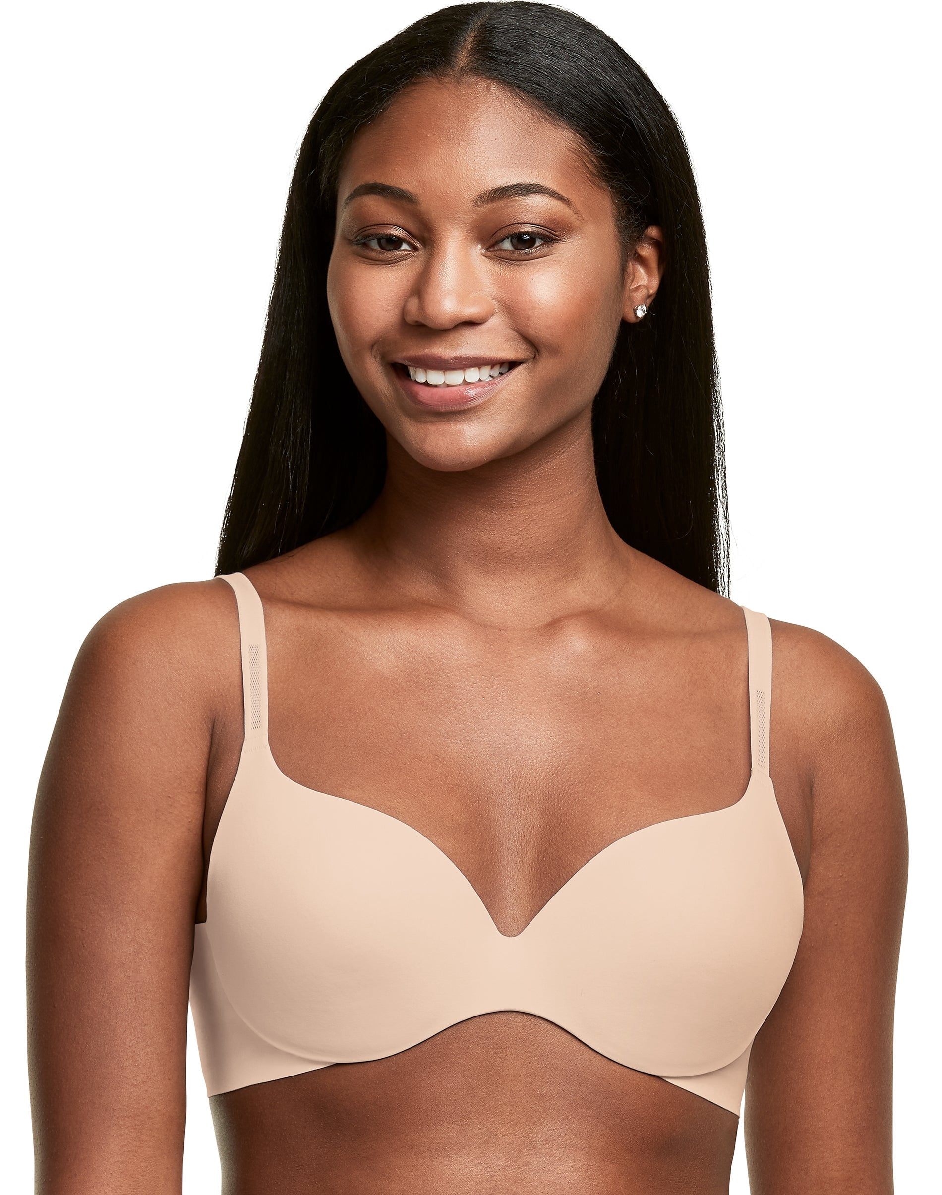 Maidenform Womens Comfort Devotion Dreamwire Back Smoothing Underwire Bra, 34D,