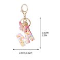 thumbnail image 2 of TopLLC New English Letter Keychain Hanger Car Keychain Bag Accessories Suspension components, 2 of 2