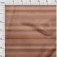 thumbnail image 2 of oneOone Silk Tabby Rust Brown Fabric Stripes Sewing Craft Projects Fabric Prints By Yard 42 Inch Wide, 2 of 4