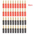thumbnail image 4 of Banana Plugs Black-Red Bananas Clips as Speaker Wire Connector Audio Wires Cable Connecting Accessory Tools for Automobiles, 4 of 10