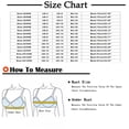 thumbnail image 4 of CFLVAEK Bras for Women Plus Size Front Closure Supportive Bras Comfort Wireless Everyday Bras Full Coverage Beauty Back Bralettes White 52G, 4 of 8