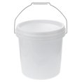 thumbnail image 1 of icolorfuled Portable Plastic Bucket White Plastic Bucket Plastic Water Bucket 3 Gallon Bucket, 1 of 6
