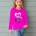 thumbnail image 5 of RXIRUCGD Chemises à Manches Longues pour Filles, Col Rond Mignon, Blouses Décontractées Élégantes (Rose Vif, Taille : 13 Ans), 5 of 5