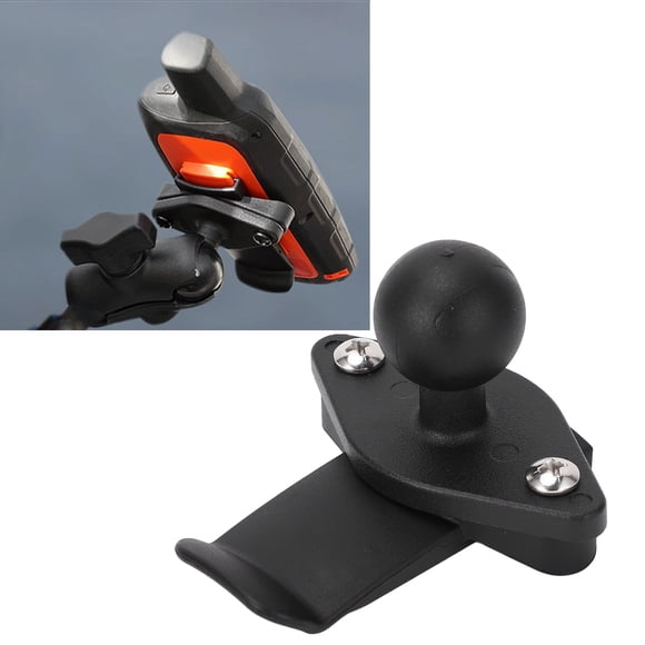 Dashboard GPS Back Mount, Easy Installation Nylon and Aluminum Alloy Firm Handheld GPS Clip Holder for Off Road Car