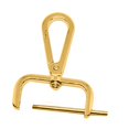 thumbnail image 2 of GUOOL 2 Pieces Snap Hook Swivel Clasp Detachable DIY Bag Strap Hardware Bag Buckle Old Gold, 2 of 9