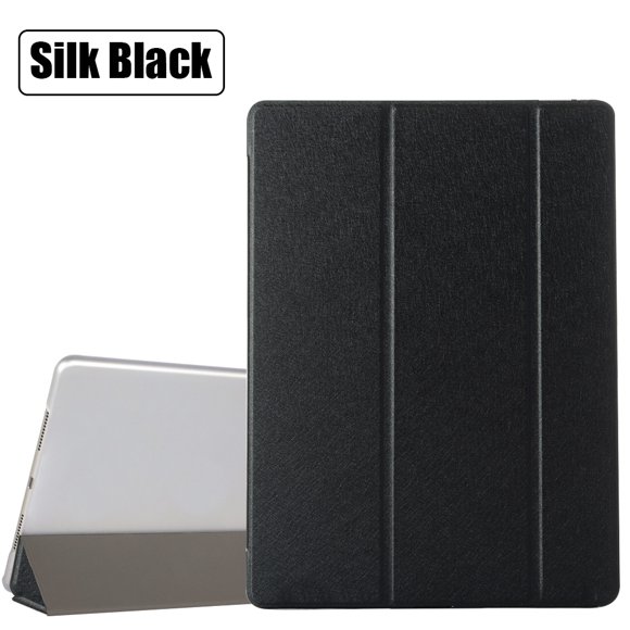 Pour Samsung Galaxy Tab A 8.0 Pouces 10.1 Pouces 9.7 Pouces A7 A8 Lite 2019 2016 SM-T510 T500 T580 P550 X200 T220 T290 Étui de Protection avec Support pour Tablette Soie Noir SM-X200 X205