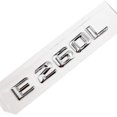 thumbnail image 2 of ZWEIP Car Rear Tail Emblem Number Letters Car Sticker For Mercedes Benz E260L E 260L Chrome Silver/ Matte Black, 2 of 2
