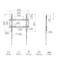 thumbnail image 2 of SyncMount - Support Mural Fixe pour Téléviseur, pour Écrans de 32 Pouces à 65 Pouces, Poids Maximal 120 Lb, 2 of 2