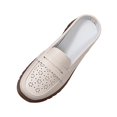 thumbnail image 2 of LSLJS Chaussures Plates Polyvalentes pour Femmes Semelle Souple Grande Pointure Chaussures Décontractées de Couleur Unie Chaussures en Cuir, Chaussures Plates, 2 of 3