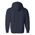 thumbnail image 2 of Gildan Mens Heavy Blend Full Zip Hooded Sweatshirt, XL, Navy, 2 of 2