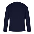 thumbnail image 5 of DPTALR Men Casual Shirt Solid Color Long Sleeve V-Neck Pullover Blouse Tops, 5 of 5