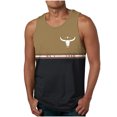 thumbnail image 2 of Sentmoon Mens Tank Top Undershirt Summer Sleeveless Crew Neck Mens Undershirt Gradient Color Loose Fit Oversized Bodybuilding Compression Shirt Men Hawaii for Layering Under Shirts XL, 2 of 5