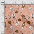 thumbnail image 2 of oneOone Polyester Spandex Dusty Rose Fabric Galaxy Sewing Craft Projects Fabric Prints By Yard 56 Inch Wide, 2 of 4