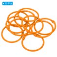 thumbnail image 3 of Unique Bargains 1.8' OD 1.5' ID Loose Leaf Rings Binder Ring Book Rings Steel for Scrapbook, Orange 10 Pack, 3 of 6