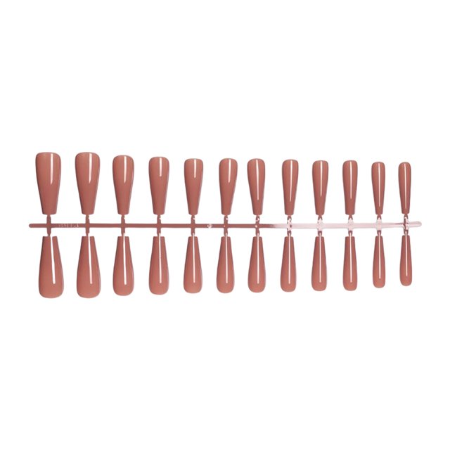 Fake Nail Set French Style Scratch Resistant Press-on Fingernails Full Cover Removable Trimble Adjustable Manicure Stickers Type 5