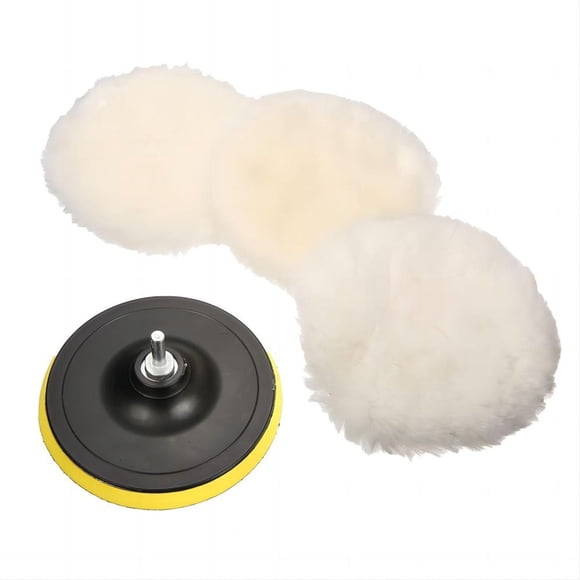 funtasica 5Pcs Polishing Buffing Pads for Car Polisher Compounding Machine 3 inches