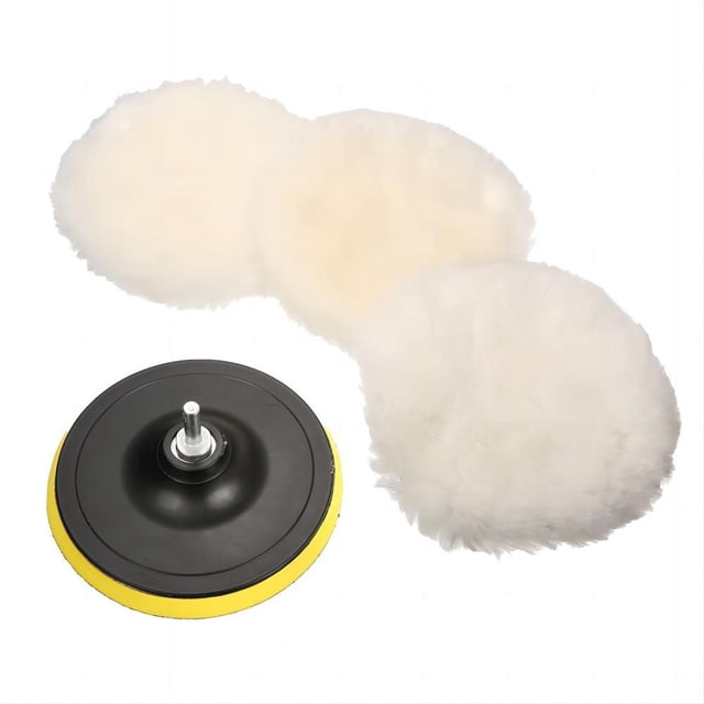 funtasica 5Pcs Polishing Buffing Pads for Car Polisher Compounding Machine 3 inches